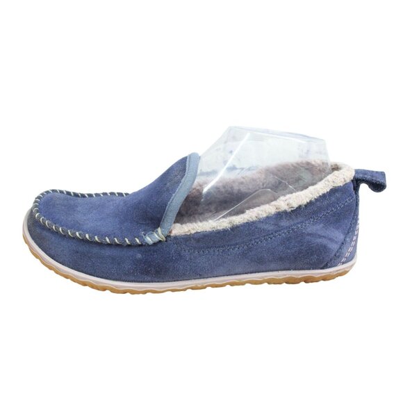 LL Bean Mountain Slippers Moccasin Raw Indigo Size 8 M - Picture 1 of 9